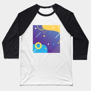 Abstract Composition Baseball T-Shirt